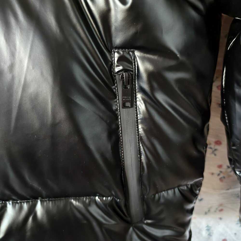 Prada Black Hooded Down Jacket - image 4